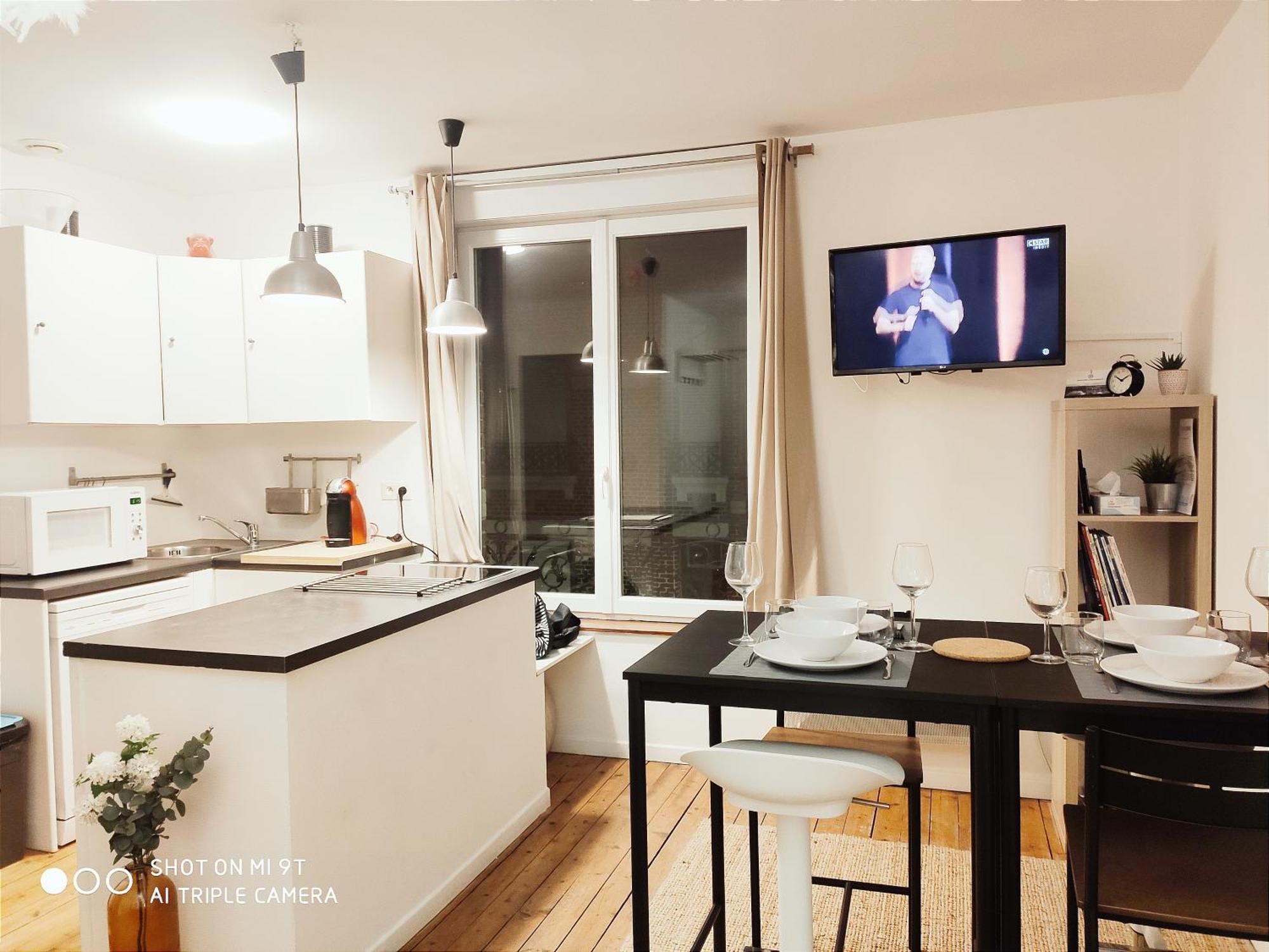 Appartamento Chaleureux T2 Au Style Vintage - Rue Gratuite Amiens Esterno foto